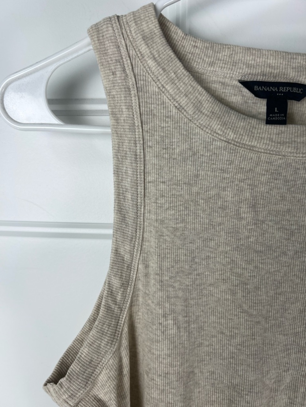 Banana Republic Ribbed Racer Tank - Picture 7 of 10